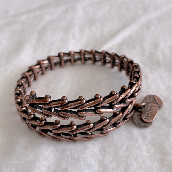 Alex and Ani Wrap Bangle Bracelet, Rose Gold - Picture 4 of 4